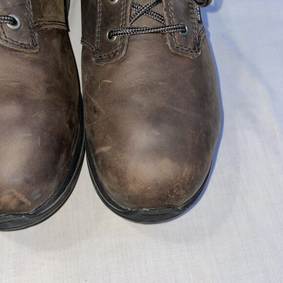 Timberland Pro Safety Toe Men’s Work Shoes Size 11 W  Brown Leather Skydex